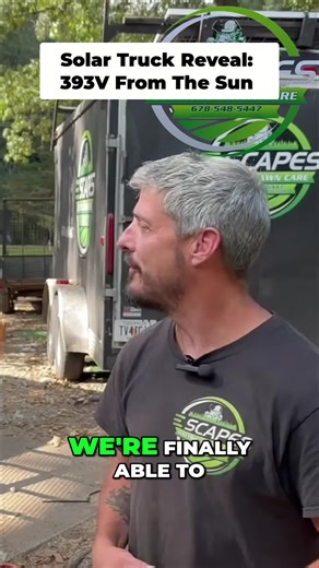 Solar box truck reveal! ☀️ This all-solar beauty is finally finished. Come see the 390 volts from the sun powering our 48-volt lithium-ion battery! #SolarPower #ElectricVehicle #SustainableLiving #TruckLife #Innovation