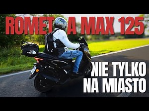 Romet Amax 125 - a modern scooter with many features. Test in the city and on the road [review]