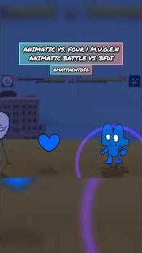 Animatic VS. Four | Animatic Battle VS. BFDI | M.U.G.E.N #mugen #bfdi #animaticbattle #shorts