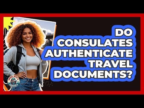 Do Consulates Authenticate Travel Documents?