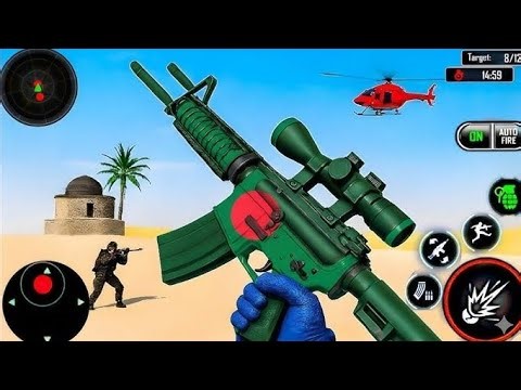 FPS Robot Shooter Strike Anti-Terrorist Shooting🚁🪂 New #2026​ Update Android GamePlay