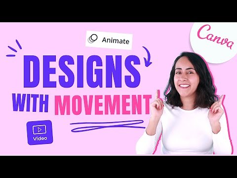 Canva: 4 tricks to ADD MOVEMENT to your designs - Make your designs move!