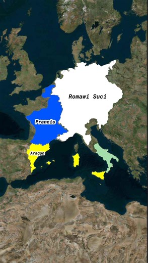 "Kerajaan Napoli: Surga Italia yang Diperebutkan Raja-Raja Eropa!" #mapanimation #map #alightmotion