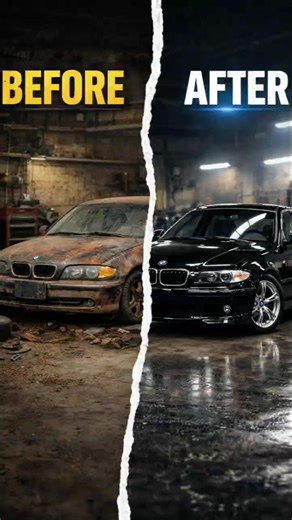 “Abandoned BMW Restoration | Rusty Car to Luxury Car 😱”