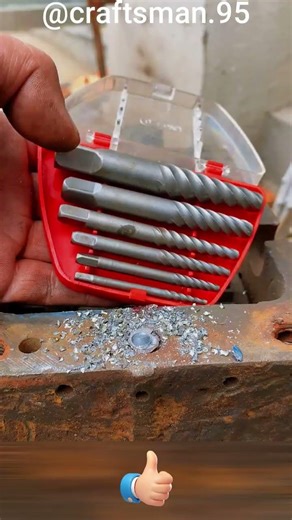 Learn how to remove broken screws #broken screw extractor #repair tools #high efficiency hardware to