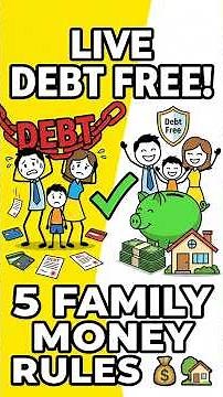 5 Keys to Living a Debt Free Family Life #debt #family #familyfinance #finance #financialfreedom