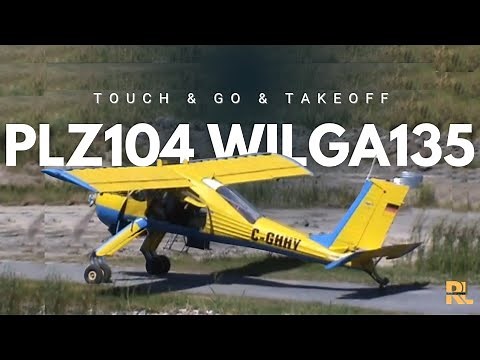 PZL-104 WILGA 35 Taxiing, Takeoff and Touch and Gos CSU3