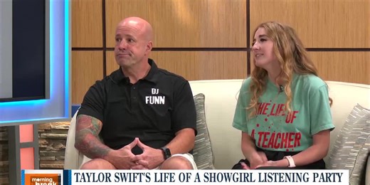 DJ Funn hosts 21  and family-friendly listening parties for Taylor Swift’s “The Life of a Showgirl”