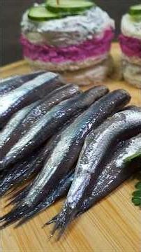 Fresh Anchovies❗ How to make Salted Anchovies at home 🐟 Easiest Fish Recipe! #shorts #fish #cooking