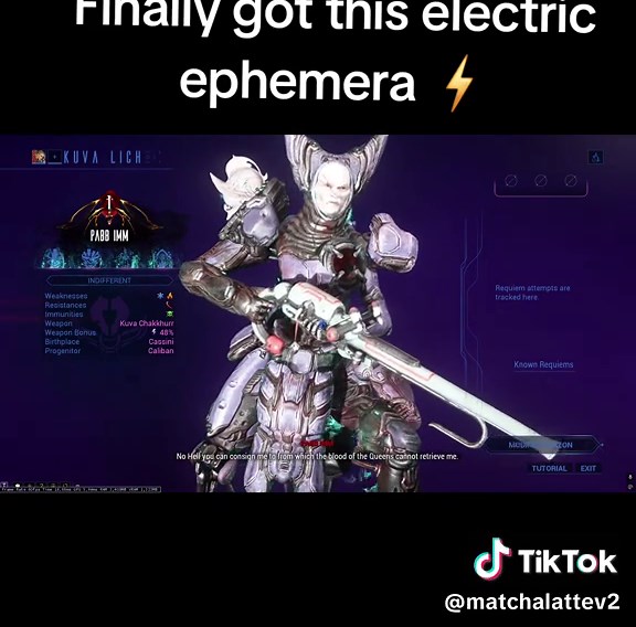 Unlocking the New Electric Ephemera in Warframe