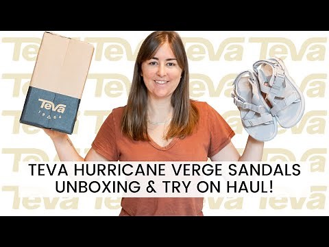 TEVA HURRICANE VERGE SANDALS UNBOXING & TRY ON HAUL! Teva Hiking Sandals For South America Travel!