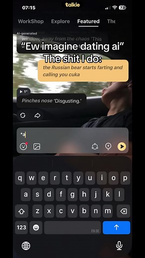 I’m crine my laugh💔 #ai#talkie#satire#viral#laugh | talkie