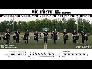 LEARN THE MUSIC | 2023 Boston Crusaders Snare Line | PART 1B