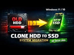 How to Clone HDD to SSD Without Data Loss (Windows 11/10) | Full SSD Upgrade Guide 2026
