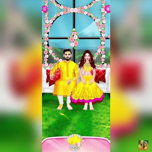 Mehndi Haldi & Wedding Decoration Gameplay 💛 Indian Wedding Game 👑