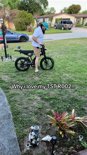 A few upgrades on my tst r002 ebike and shes looking mint 👌🏽 #tiktokshopspringglow #ebike #emoto #tst