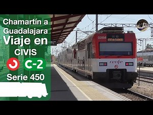 Viajando a Guadalajara por la vía de contorno en el CIVIS C-2 | Cercanías Madrid