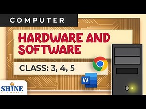 Computer Hardware and Software | Computer Class 3,4,5