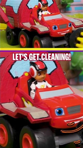 Blaze toy transforms into the CLEAN MACHINE! 🫧🧼