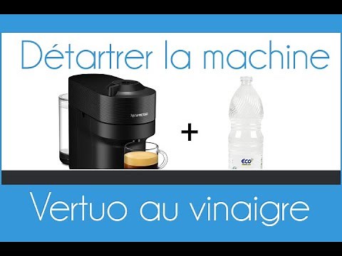 Descaling your Nespresso Vertuo Next and Vertuo POP machine with white vinegar