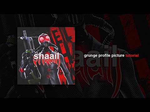 Tutorial: How To Make An Aesthetic Fortnite GRUNGE Profile Picture/Logo in Photoshop! 🎨 - FREE PSD!