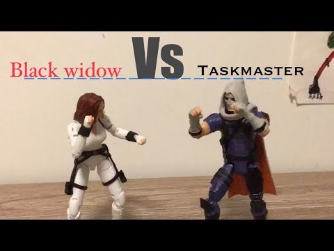 Black widow VS Taskmaster (stop motion film)
