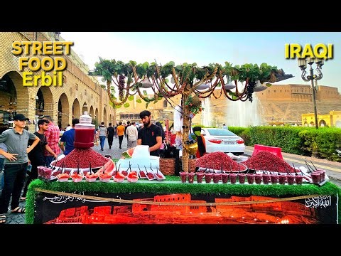 Street food in Erbil for $0.5 | The most beautiful popular market in Iraq | Breakfast in Erbil