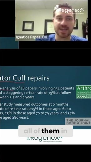 Rotator Cuff Surgery: 79% Re-Tear Rate? New Hope Arrives! #shorts
