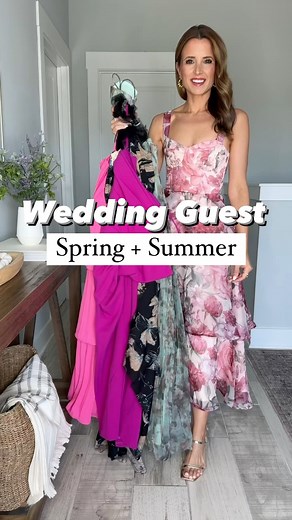 281K views · 1.2K reactions | Spring + summer wedding guest dresses  I love these for a cocktail style wedding and the pleated maxi would be gorgeous for a formal event! Code LISA20 works through 4/14! #weddingguestdress #weddingguest #cocktaildress #mididresses #springwedding #summerwedding | Lisa Robbins | Facebook