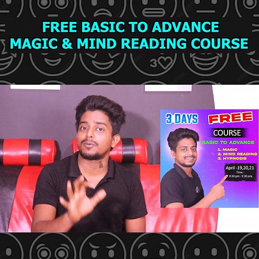 43K views · 539 reactions | 3 Days Free Webinar, Basic To Advance - Magic & Mind Reading Course - FREE FREE FREE | Tutorial Guruji | Facebook