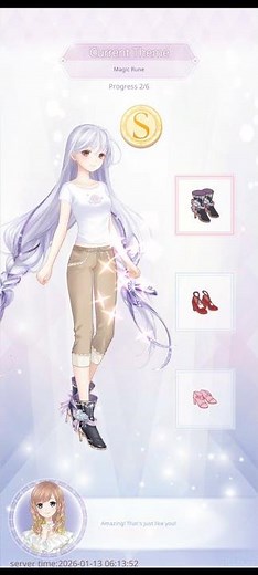 Magic Rune. Playful Takeoff. Love Nikki Event. S-rank 6-step dress-up new redeem code NikkiJan13