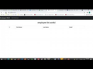 #16 displaying static data in angular component | angular 12 + spring boot crud full stack app