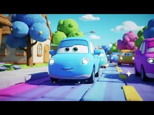 Happy Wheels Adventure | Cute 3D Cartoon Cars for Kids | Fun & Peaceful Animation