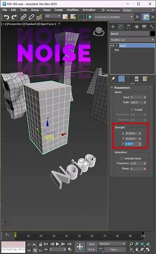 3Ds MAX Modifiers in 1 Minute #3dmodeling #3dsmax