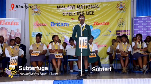 #InPartnership MALAWI NATIONAL SPELLING BEE - TODAY'S WORD "SUBTERFUGE" - Noun ORIGIN: Latin MEANING: Deception by pretence in order to hide, escape or evade. Asking questions in a Spelling Bee, like asking for the definition, origin, alternative pronunciation or part of speech, gives contestants crucial time to think, confirms the correct word, and provides clues to help them spell it accurately. This practice not only improves their score but also enhances their overall language skills, critic