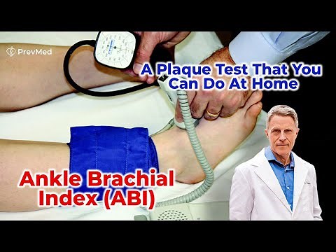 A Plaque Test That You Can Do At Home - Ankle Brachial Index (ABI)