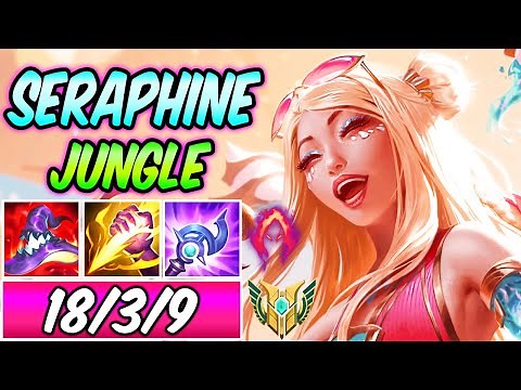 S+ CLEAN SERAPHINE JUNGLE SEASON 13 FULL AP | Build & Runes | Diamond Commentary | League of Legends