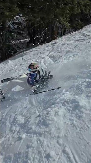 Dramatic Mogul Ski Crash on Olympic Run at Bear Mountain Resort