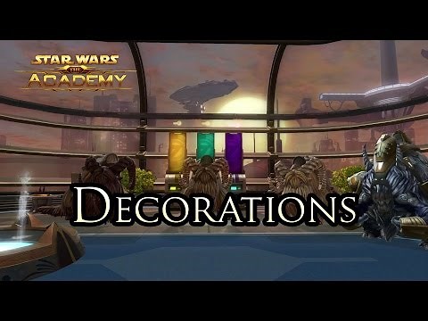 The Academy - "How do I get decorations for my stronghold?"
