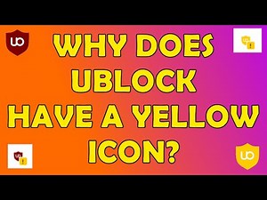 uBlock Why Is My Icon Yellow