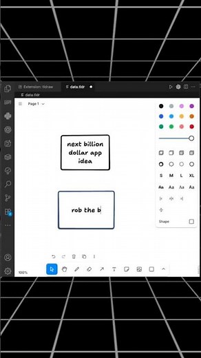 This Vs code extension helps you with your ideas, note taking , brainstorming etc.