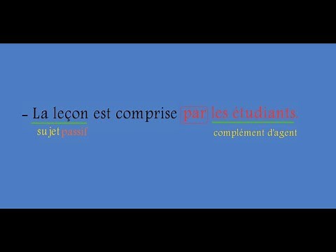 Le complément d'agent