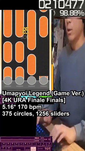 UMAPYOI LEGEND #osumania #osu #umamusume #umapyoi #osugame #osumania4k #rhythmgame #vsrg