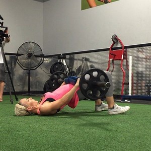 93K views · 3.7K reactions | This is a great alternative to the Barbell Hip Thrust exercise - ditch the bench and do them from the floor. It becomes a Barbell Glute Bridge and takes a lot of the hamstring work out of it...making it an even more intense exercise for your glutes. #Booty #FlexFriday #JESSIESGIRLS JessieFitness.com | Jessie Hilgenberg - Jessie's Girls | Facebook