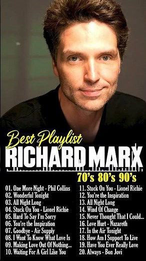 Richard Marx Greatest Hits Full Album. Best Songs Of Richard Marx Collection