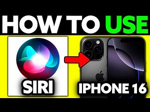 How To Use Siri on an iPhone 16 (2025) - Step by Step