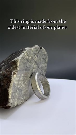 Meteorite Rings Crafted from Ancient Muonionalusta Material