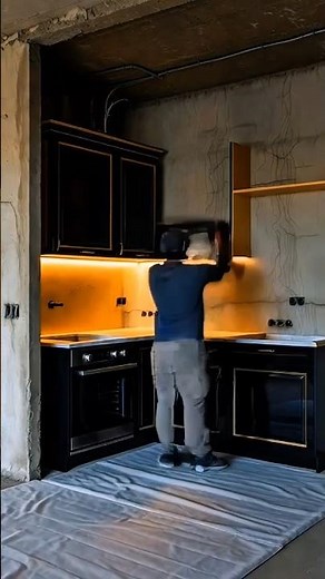 Ultra-Modern Black & Gold Luxury Kitchen Tour | Futuristic Design Inspiration | USA Academy Showcase