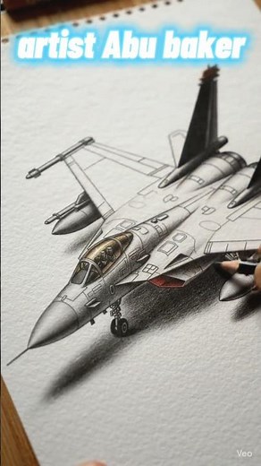 ✈️ Pakistan Air Force JF-17 Thunder Drawing | Easy Fighter Jet Drawing Step by Step 🇵🇰#shorts