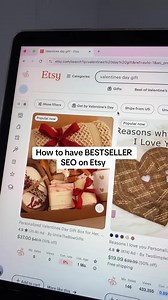 How to have bestseller SEO in your Etsy listings! You’re going to want to save this and try this out with EverBee (on us!) in our profile description 🤗 #etsy #etsybestseller #etsyseo #etsytips #etsytipsforbeginners